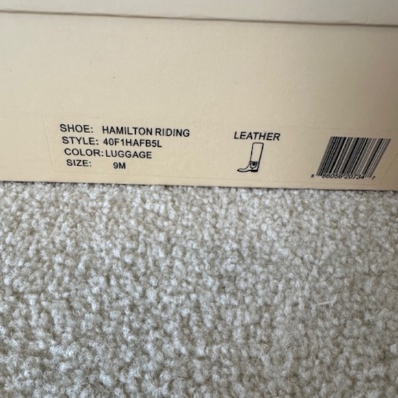 NWOT WOMEN'S MICHAEL KORS HAMILTON RIDING LIGHT BROWN LEATHER BOOT, SIZE: 9M - Picture 10 of 10